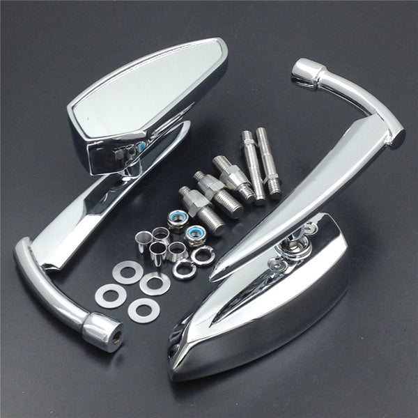 E-GENERIX Universal Cnc Motorcycle Foldable 7/8 Handle Bar End Mirrors E-GENERIX Universal Cnc Motorcycle Foldable 7/8 Handle Bar End Mirrors