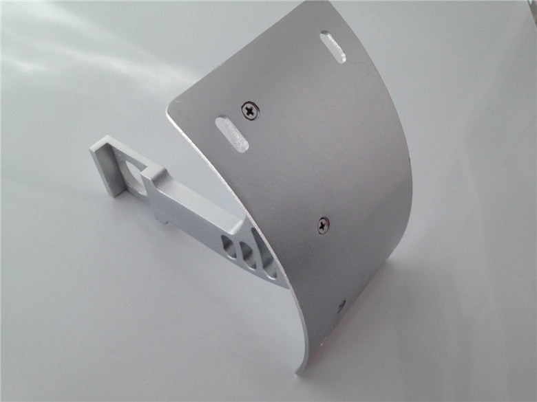 HTT Motorcycle Silver Polished Vertical Curved Mount License Plate Bracket Tag Holder For 1998-2002 Yamaha YZF-R6S/ 1998-2003 Yamaha YZF-R1