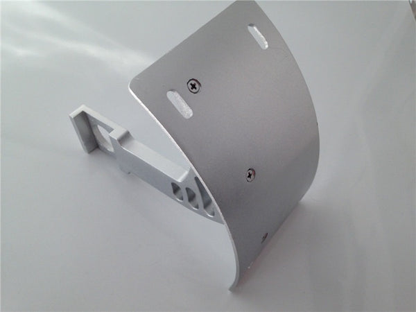 HTT Motorcycle Silver Polished Vertical Curved Mount License Plate Bracket Tag Holder For 1998-2002 Yamaha YZF-R6S/ 1998-2003 Yamaha YZF-R1