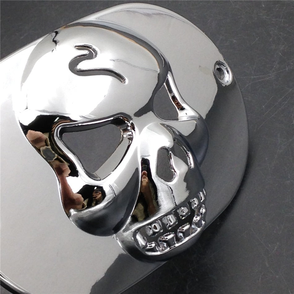Skull Tail Light Collar Mask Cover For Harley Touring Softail XL Road King Dyna