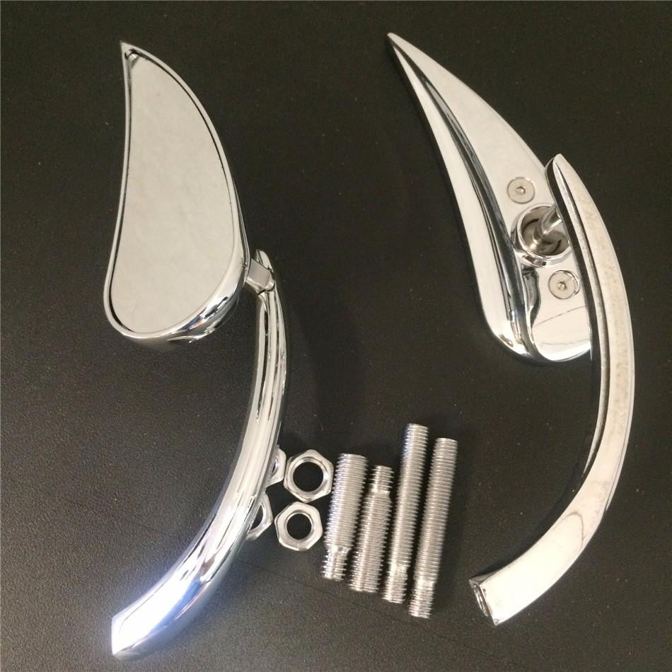 Claw Style Rearview Mini Mirror For Harley Street Sports Cruiser Chrome New