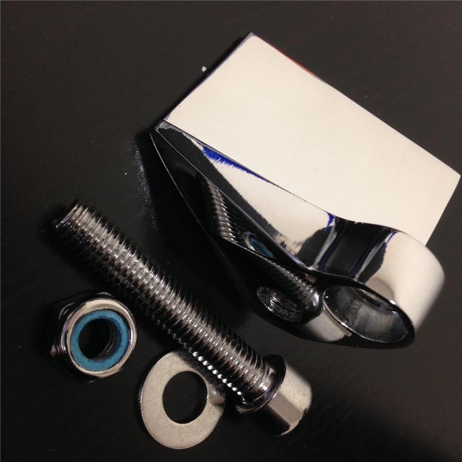 Chrome Right Mirror Adapter Fit Harley Fat Bob CVO FXDFSE FXDF EFI FXDWG FXSTSB