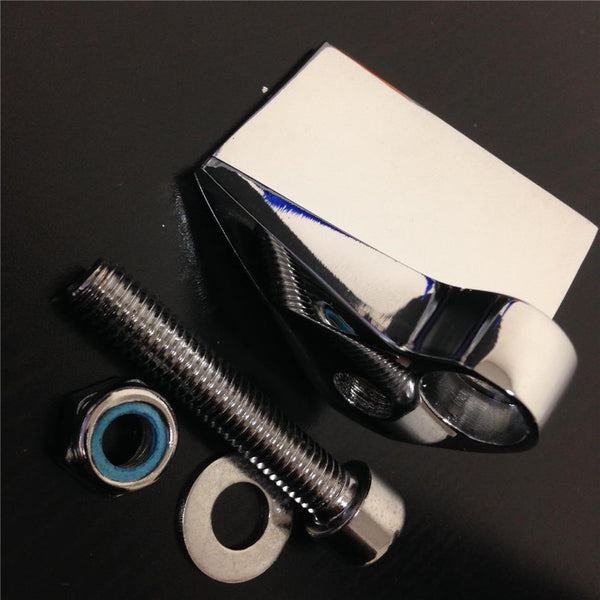 Chrome Right Mirror Adapter Fit Harley Fat Bob CVO FXDFSE FXDF EFI FXDWG FXSTSB