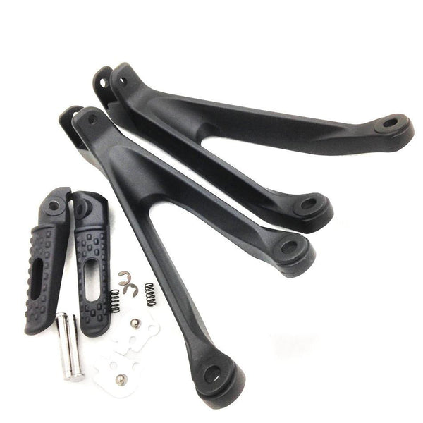 BLACK Rear Passenger Foot Pegs Bracket Fit For Honda Cbr1000Rr 2008 2009 2010