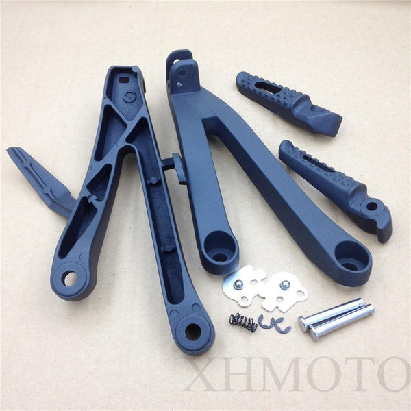 Black Rear Passenger Foot Pegs Bracket Fit Honda CBR600RR 2007 2008 2009-2011