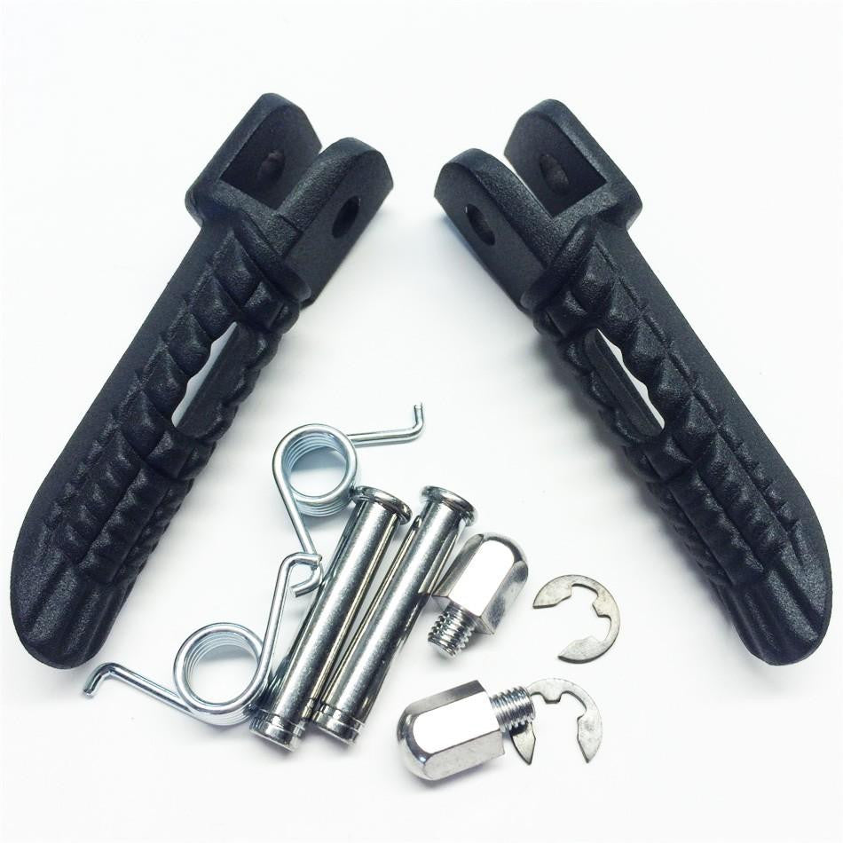 Black Front Foot Pegs Footrest For Suzuki Gsx-R Gsxr 600/750 1000 2000-2011
