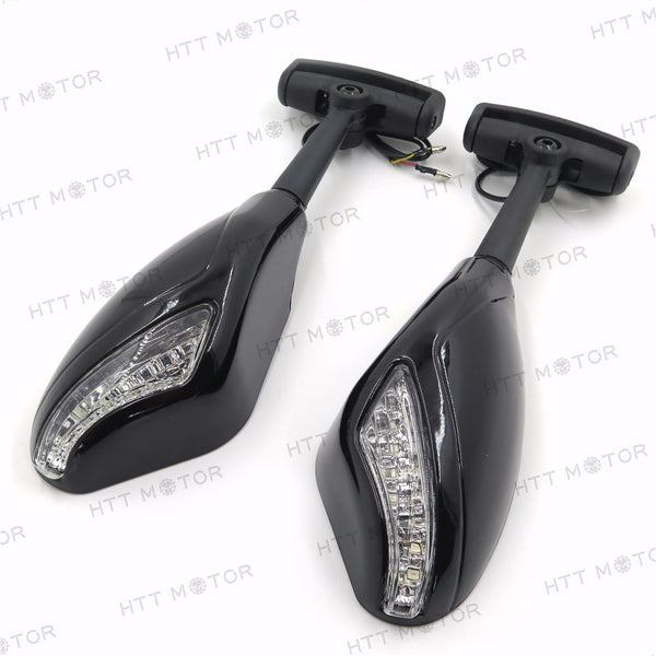 HTTMT- NEW Turn Signal Yellow LED lights Mirrors for Honda CBR Suzuki GSXR TL1000R