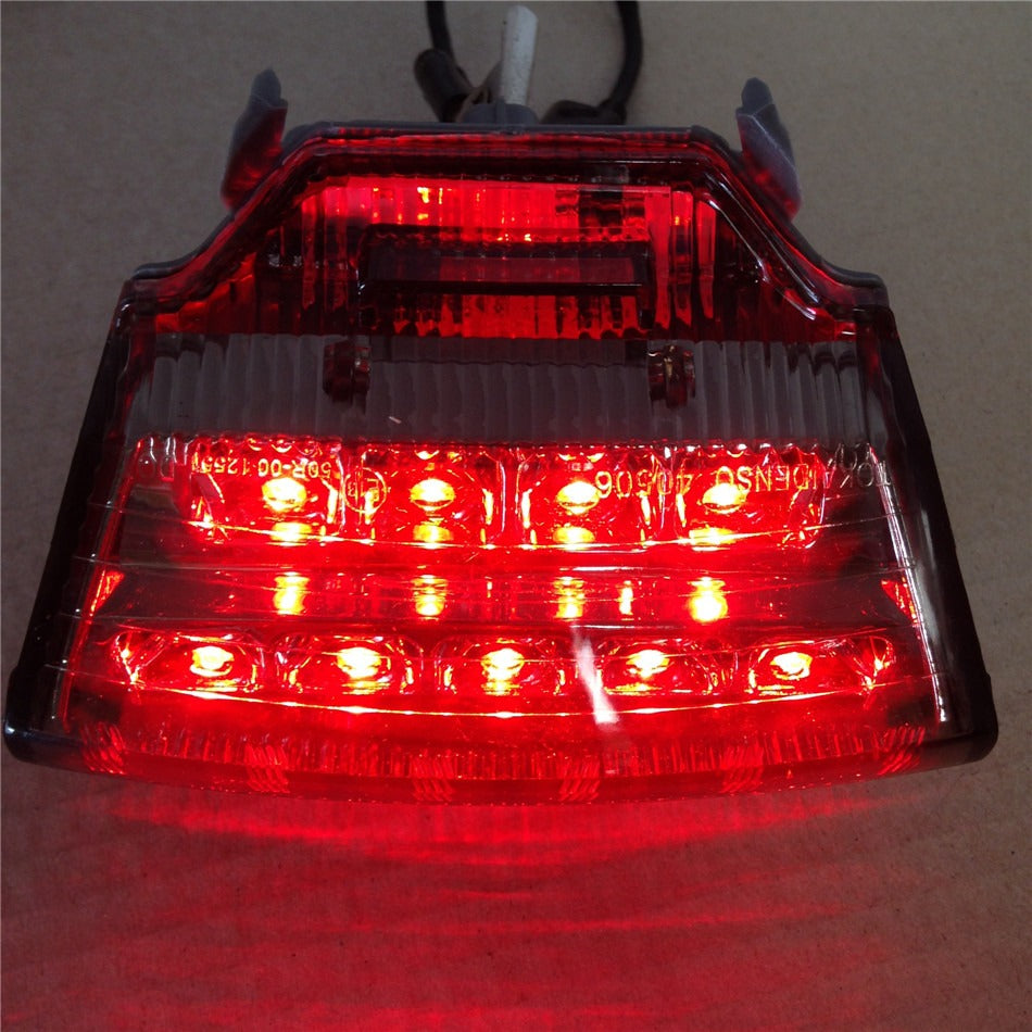 Led Tail Light Smoke Lens Integrated Turn Signals For 2011-2014 KAWASAKI ZX-10R