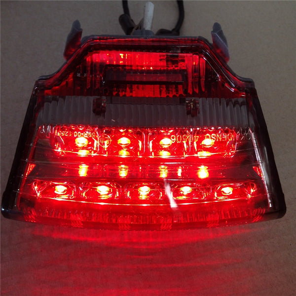 Led Tail Light Smoke Lens Integrated Turn Signals For 2011-2014 KAWASAKI ZX-10R