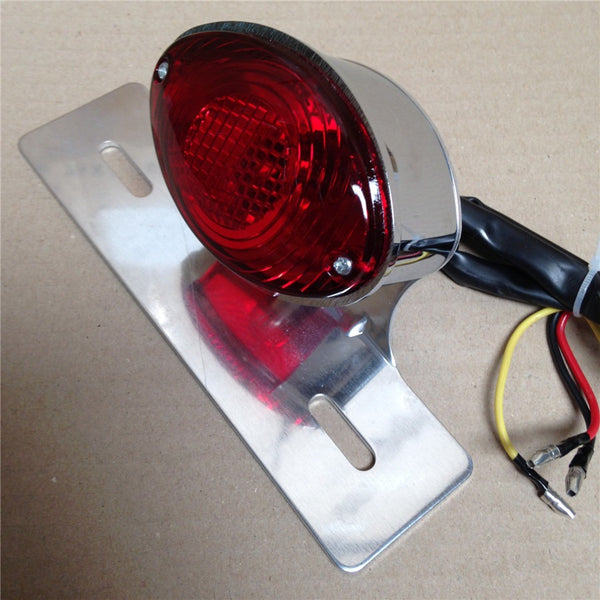 License Plate Brake Tail Light For Honda Cbr 600 Harley Softail Fxdwg Xl Red