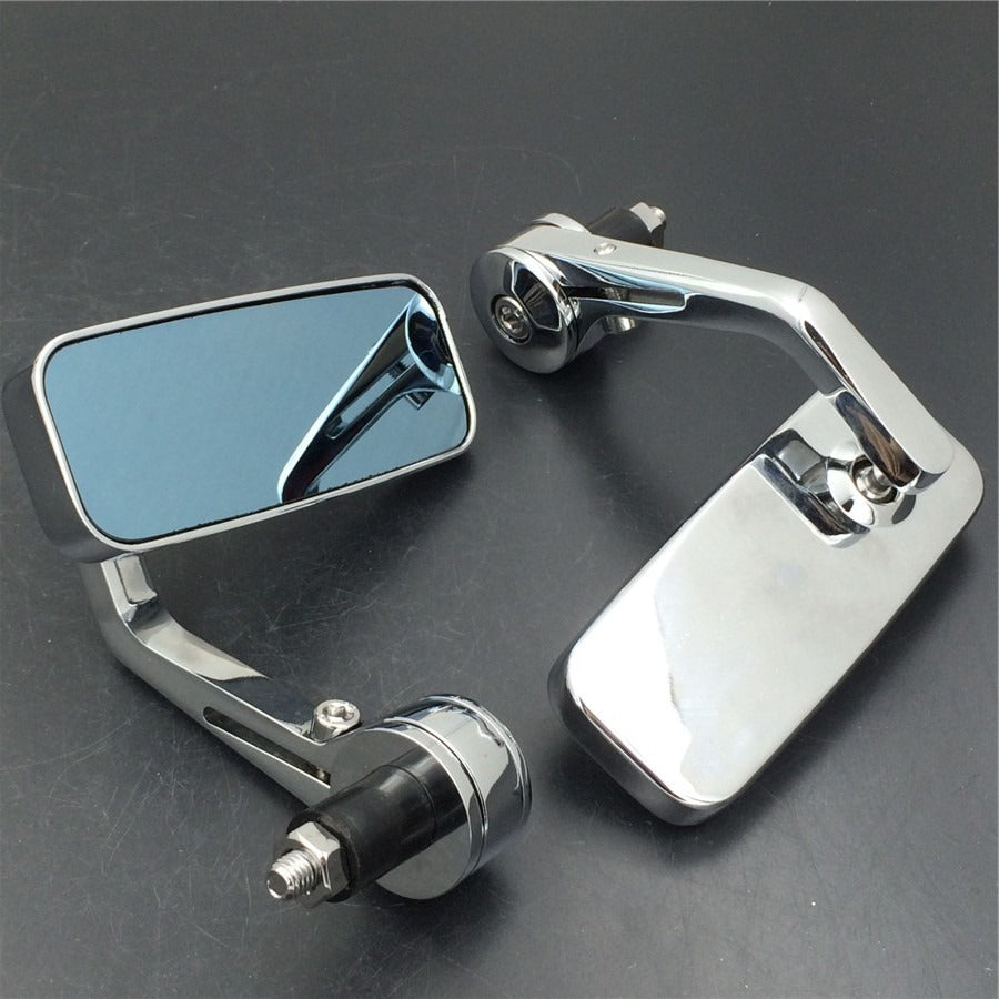 Mirrors for any 7/8" or 1" diameter handlefit Honda/Suzuki/Kawasaki/Yamaha/Harley