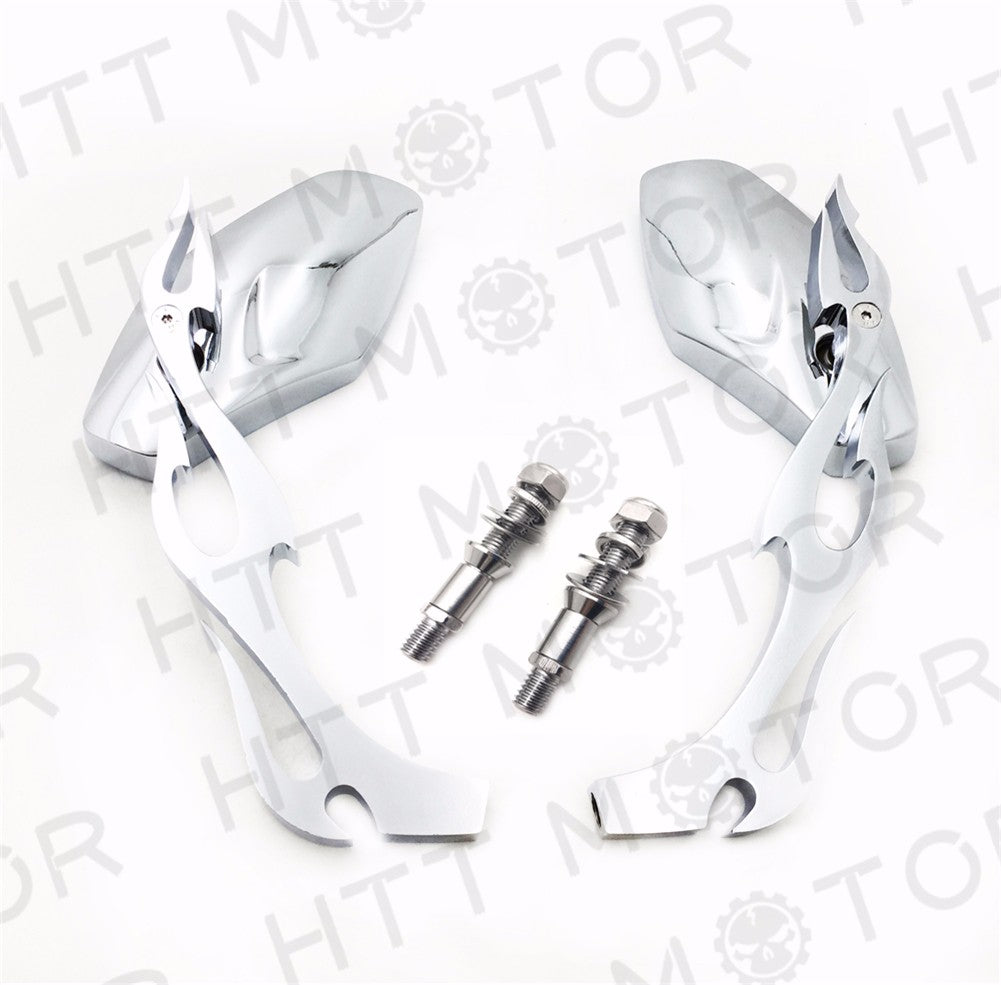 HTT- CHROME CUSTOM MOTORCYCLE PARTS-REAR VIEW MIRRORS FOR HARLEY DAVIDSON SPORTSTER R