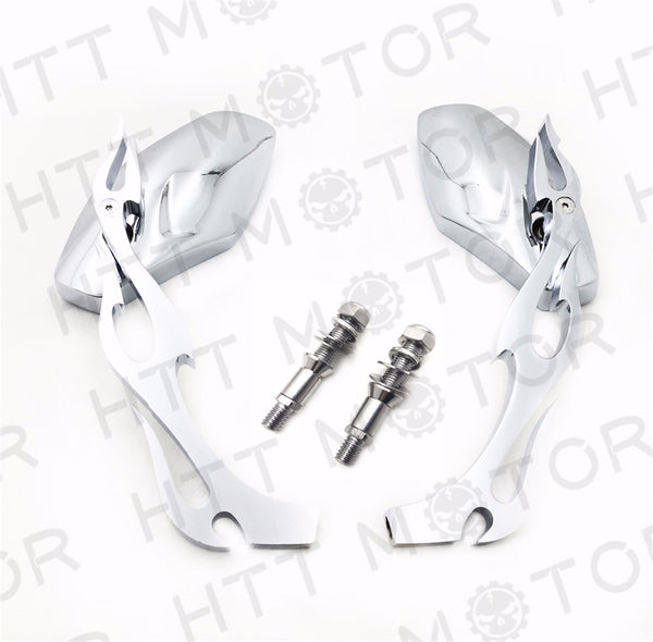 HTT- CHROME CUSTOM MOTORCYCLE PARTS-REAR VIEW MIRRORS FOR HARLEY DAVIDSON SPORTSTER R