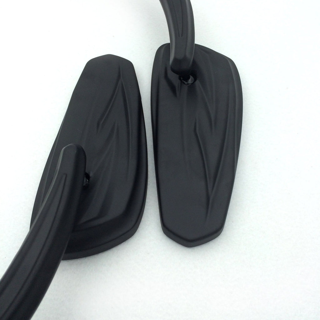 HTT Motorcycle Custom Black Lighting Engraved Back Grooved Stem For Fits 1982-Later Harley Davidson Models (excepte VRSCF,and XL1200X mounted below the handlebars)