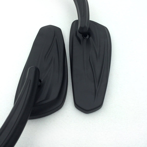 HTT Motorcycle Custom Black Lighting Engraved Back Grooved Stem For Fits 1982-Later Harley Davidson Models (excepte VRSCF,and XL1200X mounted below the handlebars)