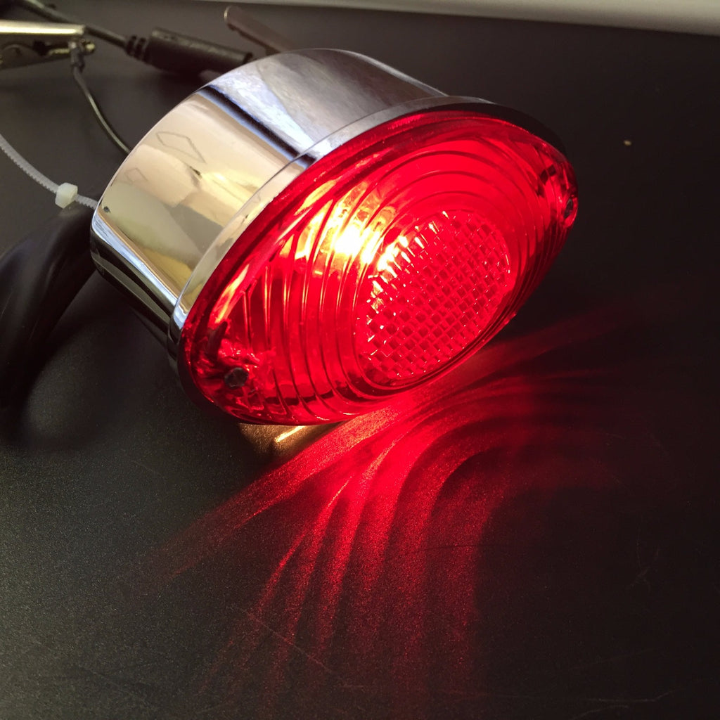 Sell Black License Bracket & Chrome LED Tail Light Fit Harley Touring