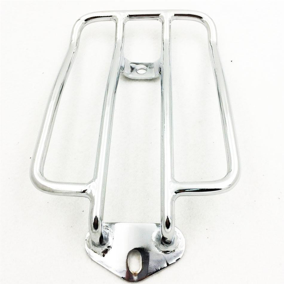 Chrome Solo Seat Luggage Rack For Harley Sportster XL 883 1200 2004-2015