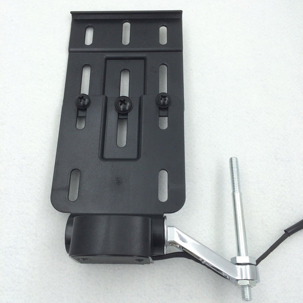 Folding LED Light Side Mount License Plate For Harley Sportster XL Dyna 04-UP