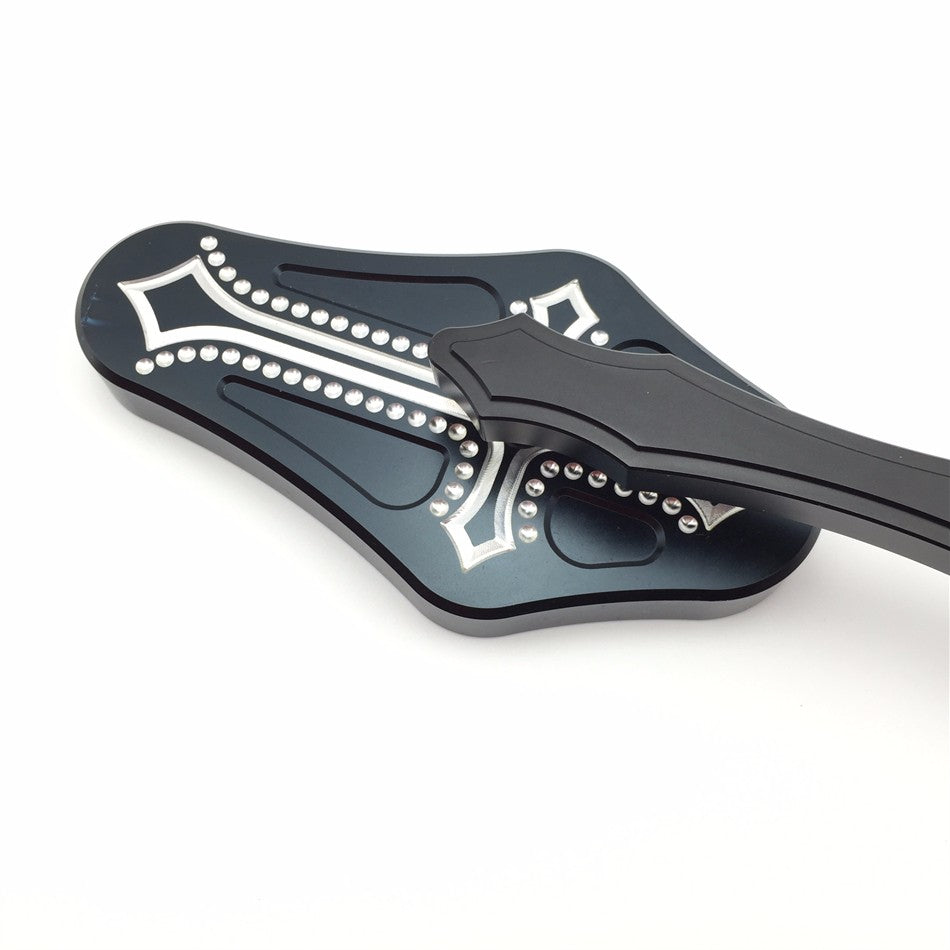 2Pcs/Pair Motorcycle Rearview Mirror Scooter E-Bike Rear View Mirrors Back Side Convex Mirror 8mm 10mm Carbon Fiber 4000156197025 2Pcs/Pair Motorcycle Rearview Mirror Scooter E-Bike Rear View Mirrors Back Side Convex Mirror 8mm 10mm Carbon Fiber 4000156197025