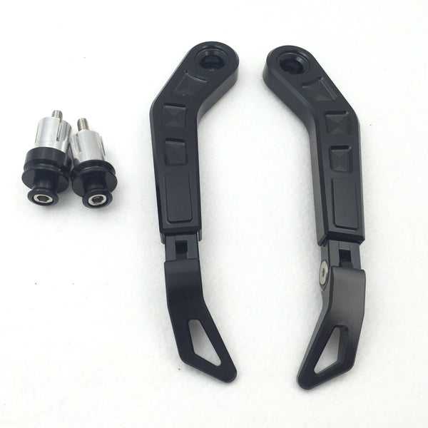 HTT Motorcycle Adjustable Length Black CNC 7/8" (22mm) Protector Proguard System Pro Brake Clutch Levers Protect Guard For Harley Dyna Honda CBR  VFR CR  XR Yamaha FZR  YZF PW TW