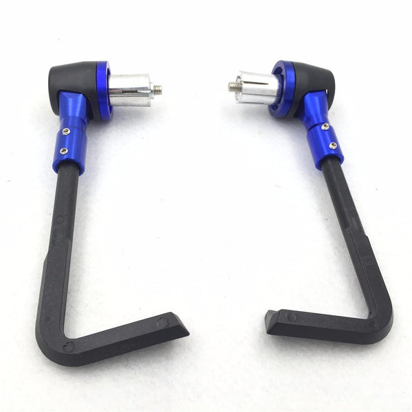 HTT Motorcycle Universal Black Blue CNC 7/8" (22mm) Protector Handlebar Brush Proguard System Pro Brake Clutch Levers Protect Guard For Harley Dyna Honda CBR  VFR CR  XR Yamaha FZR  YZF PW TW