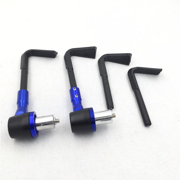 HTT Black Blue CNC 7/8" (22mm) Adjustable Angle Protector Proguard Pro Brake Clutch Levers Protect Guard For Suzuki GSX GSXR Hayabusa RM DR Kawasaki Ninja EX  ZX  ZZR KX KLR  KTM SXR
