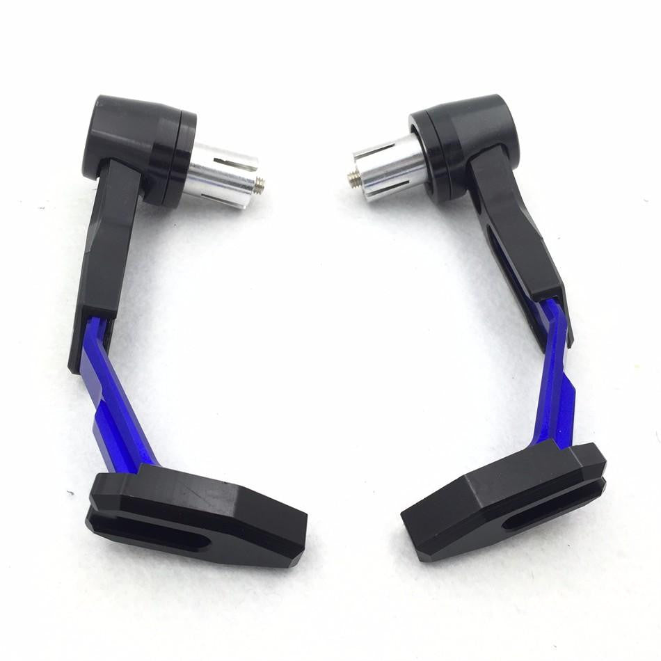 HTT Motorcycle Adjustable Length Black Blue Total CNC 7/8"(22mm) Protector Proguard System Pro Brake Clutch Levers Protect Guard For Harley Dyna Honda CBR VFR CR XR Yamaha FZR YZF PW Aprilia