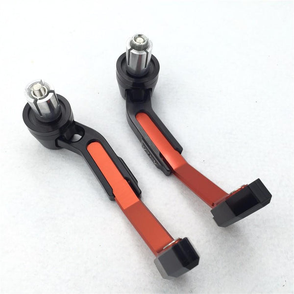 HTT Motorcycle Adjustable Angel Length Golden Red Black Total CNC 22mm  Protector Proguard Pro Brake Clutch Lever Protect Guard For Suzuki GSX GSXR Hayabusa Kawasaki Ninja Aprilia Climber