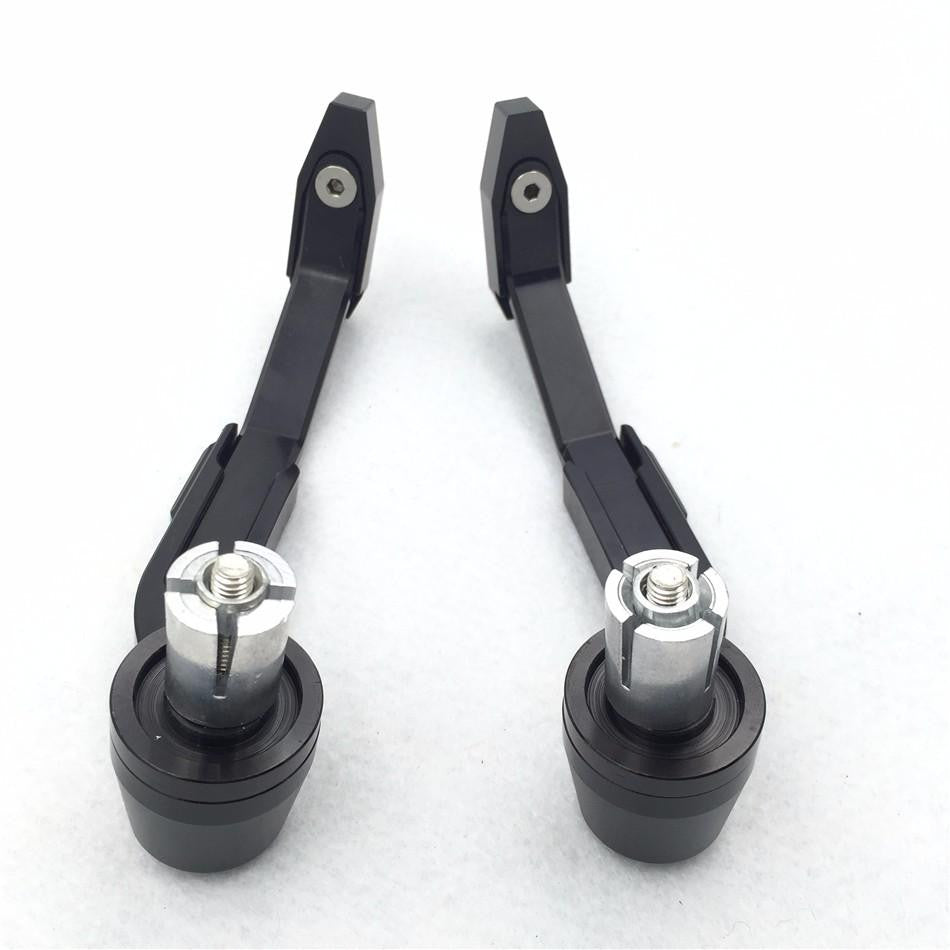HTT Motorcycle Adjustable Length Angel Black Total CNC 7/8"(22mm) Proguard Pro Brake Clutch Levers Protect Guard For Suzuki GSX GSXR Hayabusa RM DR Kawasaki Ninja Aprilia Climber