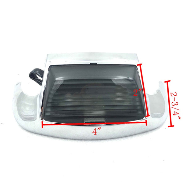 HTT Motorcycle Smoke Front Fender Tip Light With Brake light Turn signal For Harley Davidson Touring FLHT/FLT/FLHS/FLHR(1980-2008) FLSTC(1986-2008) FLSTN(1993-1996)