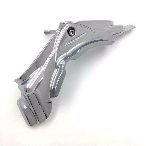 HTT- Chrome Cylinder Base Covers For 2007-2016 Electra Glide Road Glide Road King Street Glide Trike / 2006-2017 Dyna Model