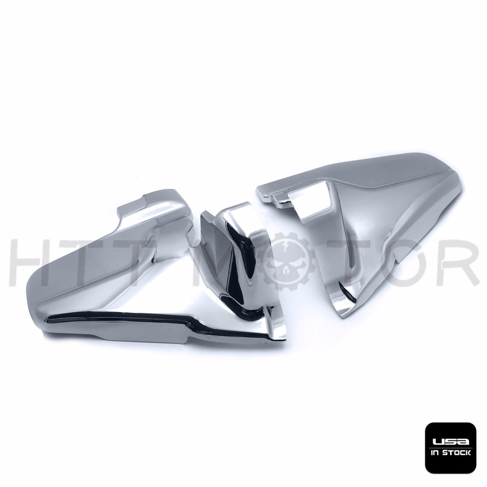 HTTMT- Chrome Engine Lower Side Frame Covers For Honda Goldwing GL1800 2001-2011 02 03
