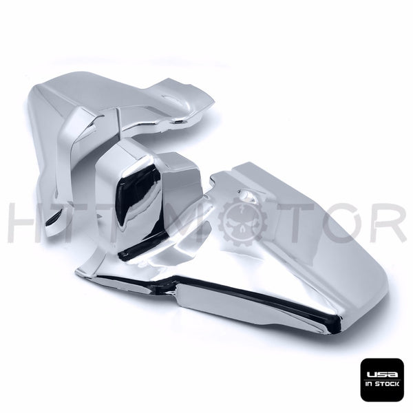 HTTMT- Left Right Chrome Engine Frame Covers For Honda Goldwing GL1800 2001-2011 02 03