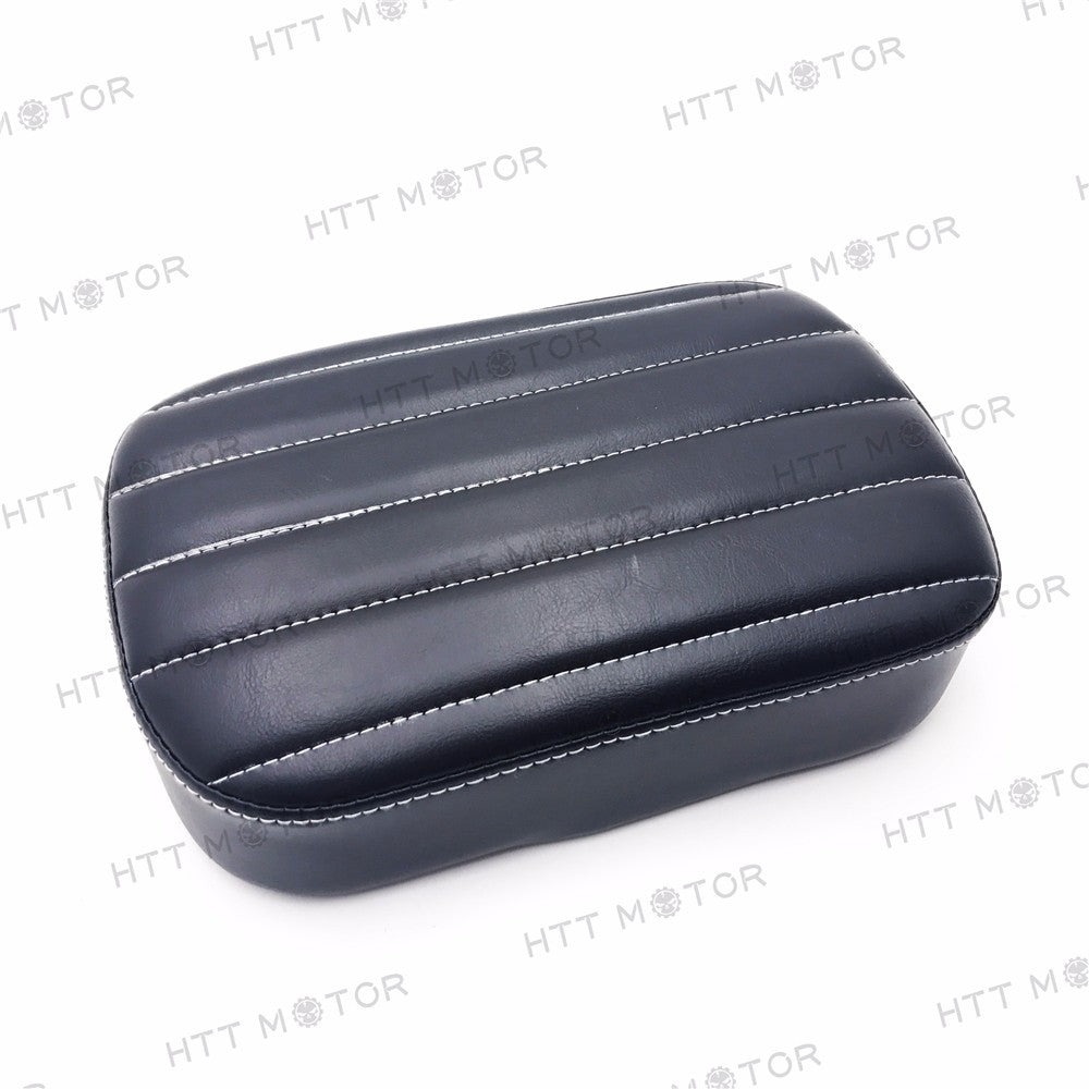HTTMT- Passenger Rear Pad Seat 6 Suction Cup For Harley XL 883 1200 Custom Chopper