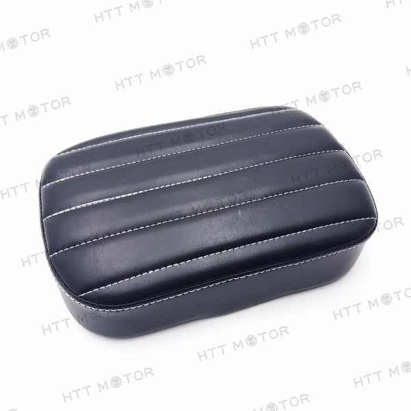 HTTMT- Passenger Rear Pad Seat 6 Suction Cup For Harley XL 883 1200 Custom Chopper