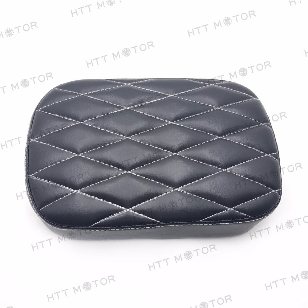 HTTMT- Pillion Pad Suction Seat 6 Cup Passenger Cushion for Harley Dyna Sportster 883