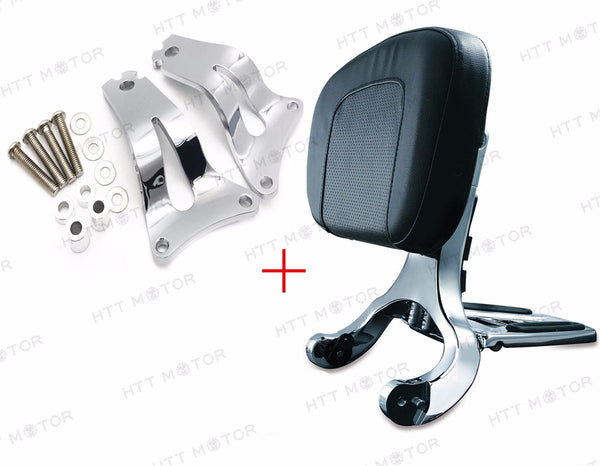 Backrest &Low Mount Kit For Harley 09-13 Road Glide Road Kings Street Glide