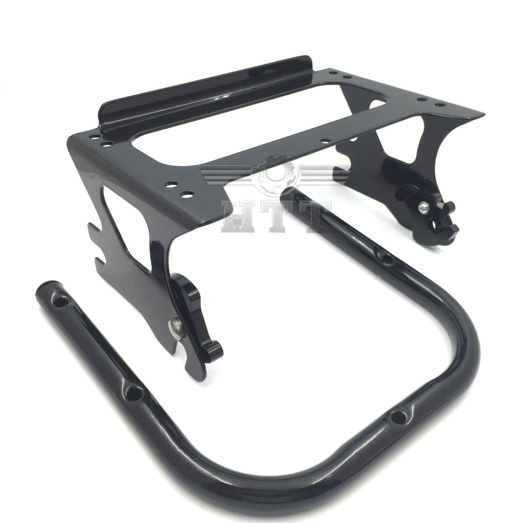 OUMURS Two-Up Tour Pak Luggage Rack For Harley Touring Road King Street Glide Road Glide 2014-2023 – Heavy-Duty Steel