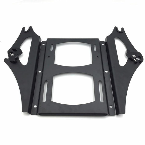 HTT Motorcycle Black Detachable Tour-Pak Mounting Bracket Fender Luggage Rack Shelf For 2009-2013 Harley Davidson Touring FLHRFLHRC FLHT FLHX FLTR FLTRX FLHRSE5 FLHXSE FLTRSE3 FLTRXSE/2