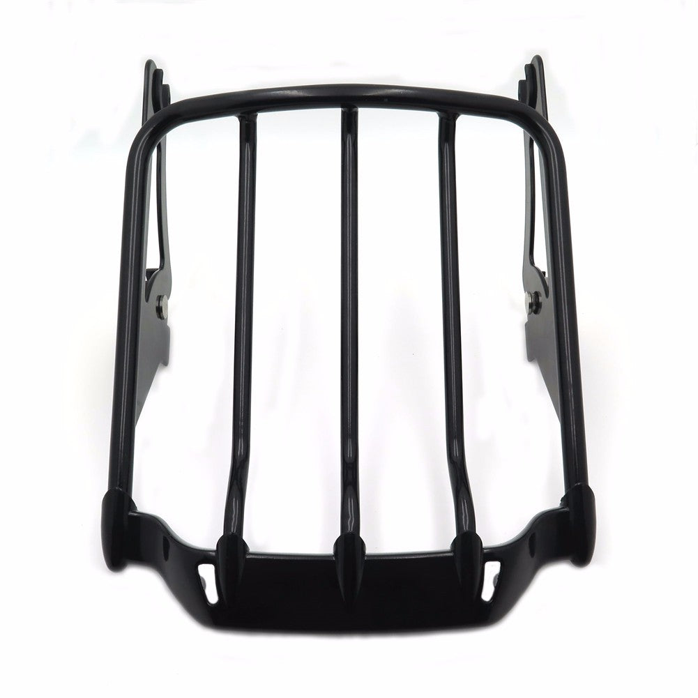 HTT- Gloss Black Two-Up Air Wing Luggage Rack For Harley Touring '09-'16 Street Glide FLHX/ Road King FLHR/ Electra Glide FLHT/ Road Glide FLTR