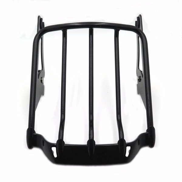 HTT- Gloss Black Two-Up Air Wing Luggage Rack For Harley Touring '09-'16 Street Glide FLHX/ Road King FLHR/ Electra Glide FLHT/ Road Glide FLTR