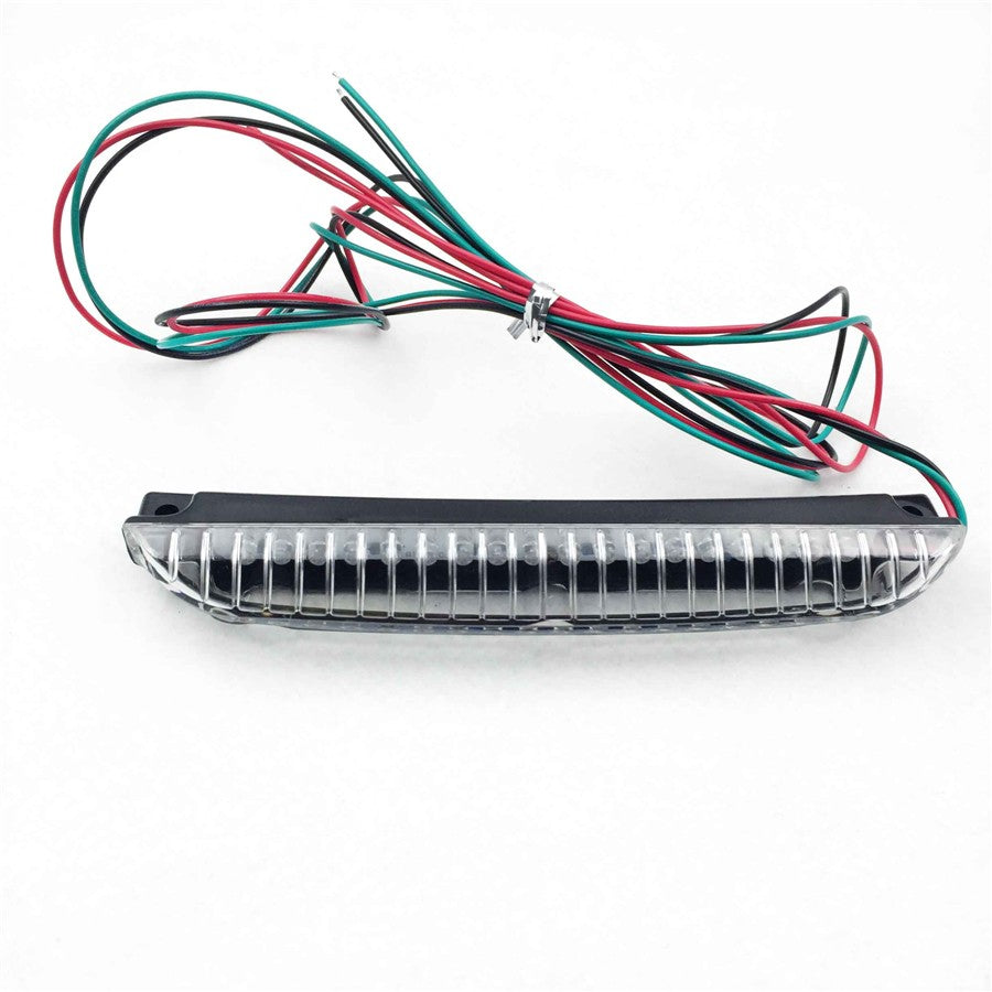 HTT Motorcycle Clear Lens LED Light Lamp For Harley Davidson Two-Up Air Wing Luggage Rack(JUST LIGHT, NO MOUNTING PARTS)