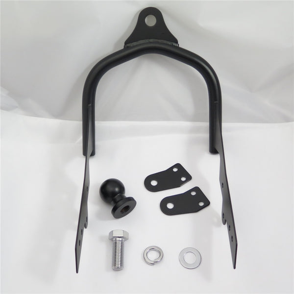 HTT Motorcycle Black Heavy Duty Trailer Hitch w/ Ball For 1980-2008 Harley Touring(Tour Glide FLT 1980??????983/ Electra Glide Classic 1996??????006)