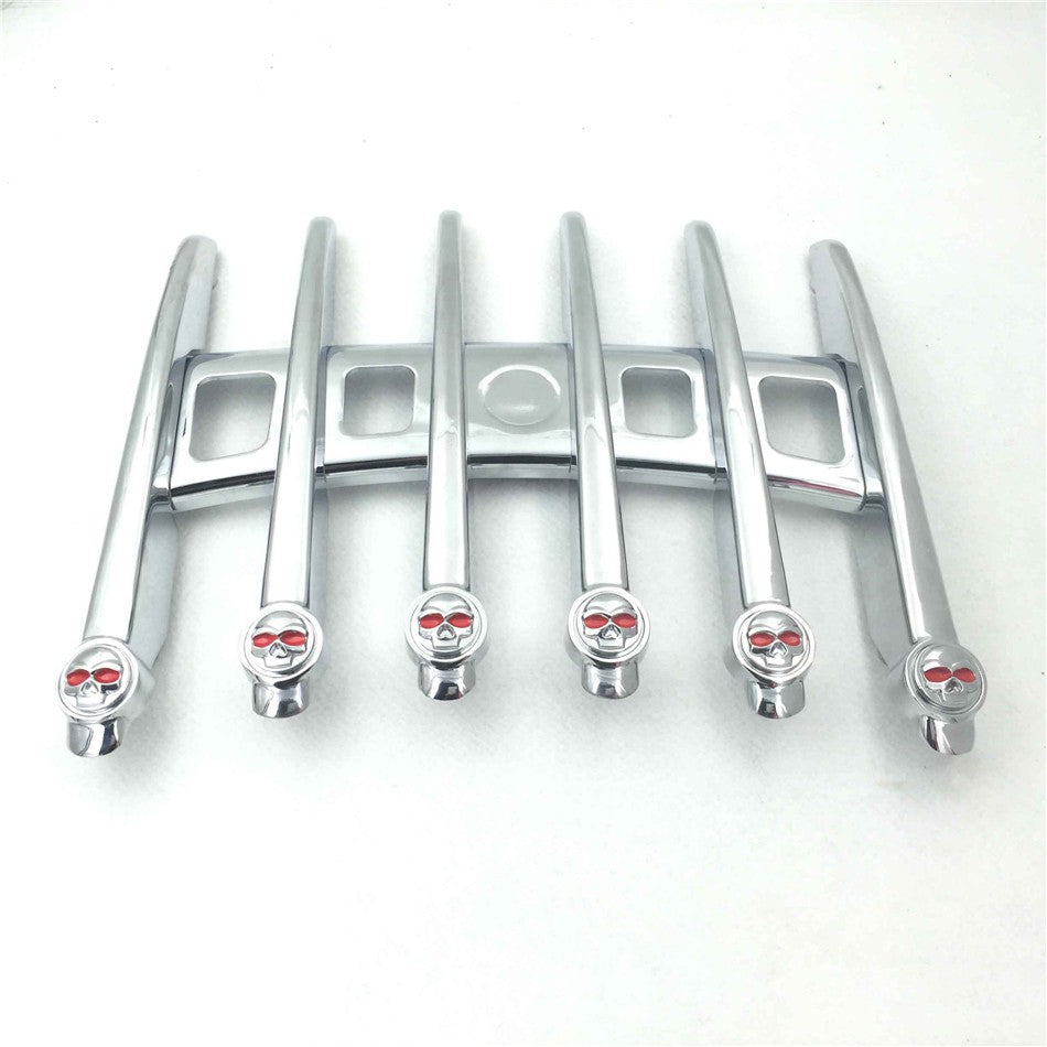 HTT Motorcycle Chrome Stealth Tour-Pak Luggage Rack Rails For 1997-2016 Harley Davidson Touring (Road King /Electra Glide/ Road Glide)