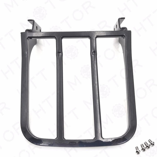 Black Detachable Rear Luggage Rack For Harley Heritage Softail Dyna Fatboy US