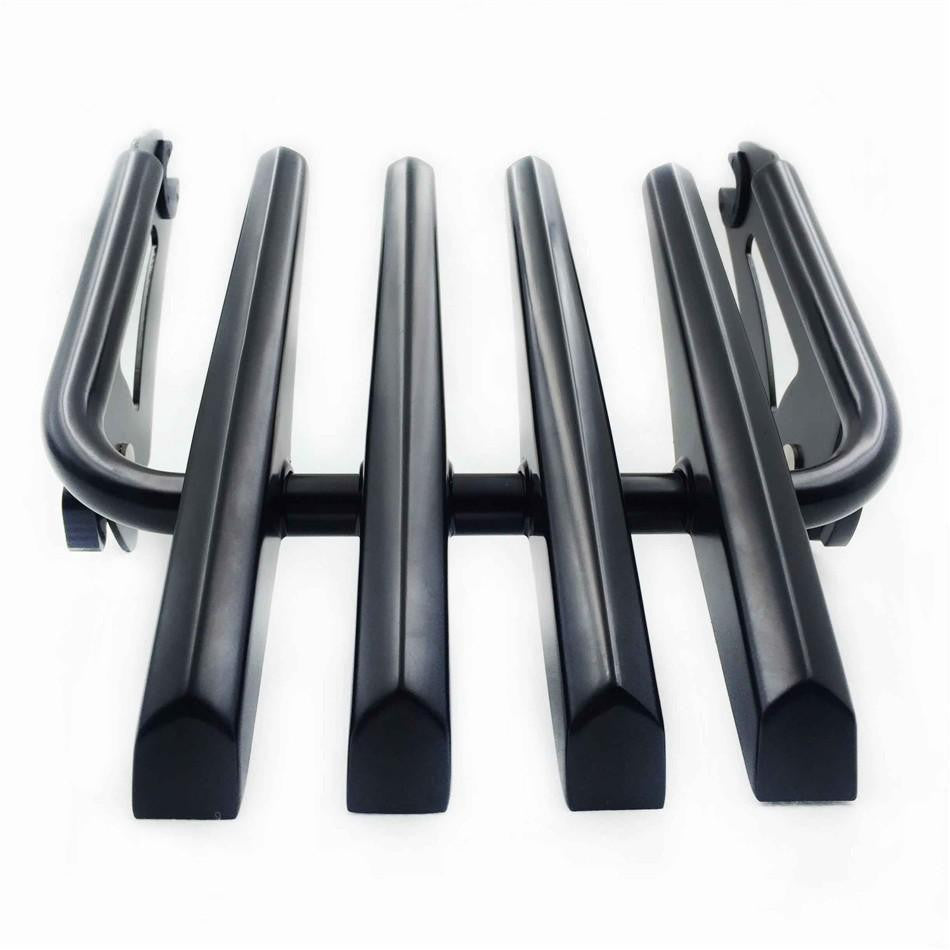 HTT Motorcycle Black Detachable 2up Stealth Luggage Rack For 2007-2016 Harley Davidson Touring Model (Road King Street Glide CVO Road Glide)