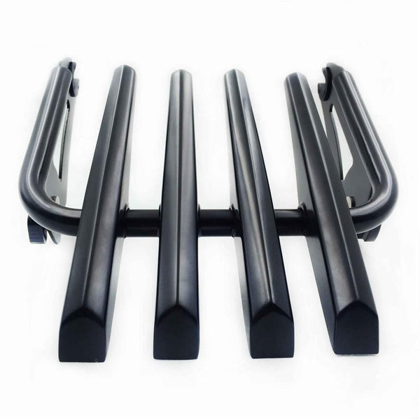 HTT Motorcycle Black Detachable 2up Stealth Luggage Rack For 2007-2016 Harley Davidson Touring Model (Road King Street Glide CVO Road Glide)