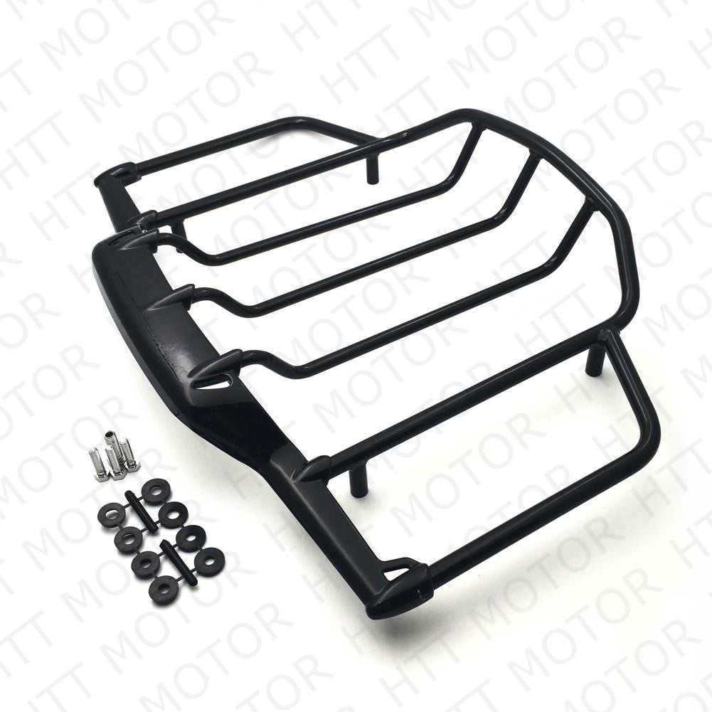 Gloss Black Luggage Rack Trail For Harley Air Wing Tour Pak Trunk Pack 1993-2013
