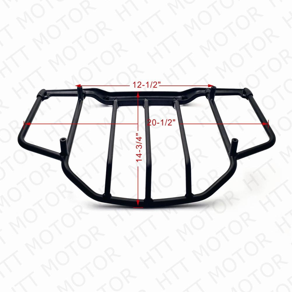 Air Wing Tour Pak Luggage Rack Rail Flat Black For Harley Touring FLHT FLHX FLHR FLTR