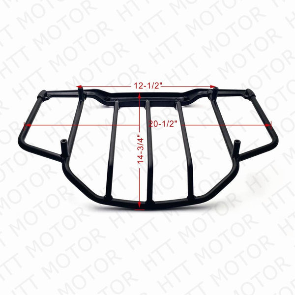 Air Wing Tour Pak Luggage Rack Rail Flat Black For Harley Touring FLHT FLHX FLHR FLTR